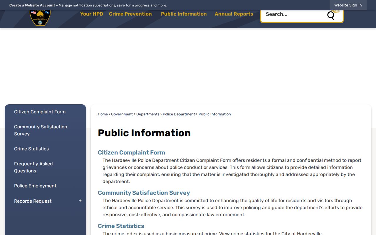 Jasper County municipal warrant records Hardeeville public information request route